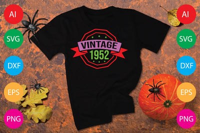 VINTAGE 1952 SVG CraftlabSvg29 