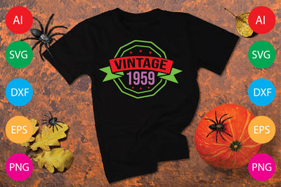 VINTAGE 1959 SVG CraftlabSvg29 