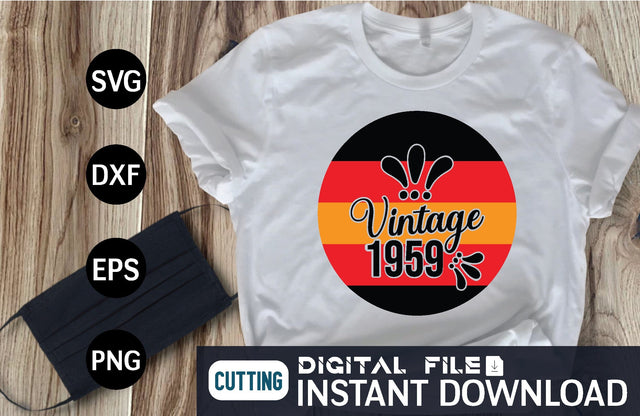 Vintage 1959 svg SVG designer krishna 