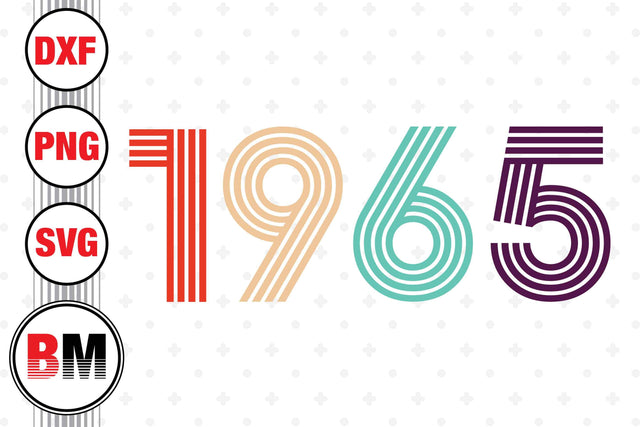 Vintage 1965 SVG, PNG, DXF Files SVG BMDesign 