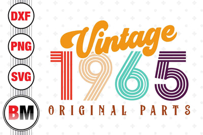Vintage 1965 SVG, PNG, DXF Files SVG BMDesign 