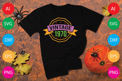 VINTAGE 1970 SVG CraftlabSvg29 