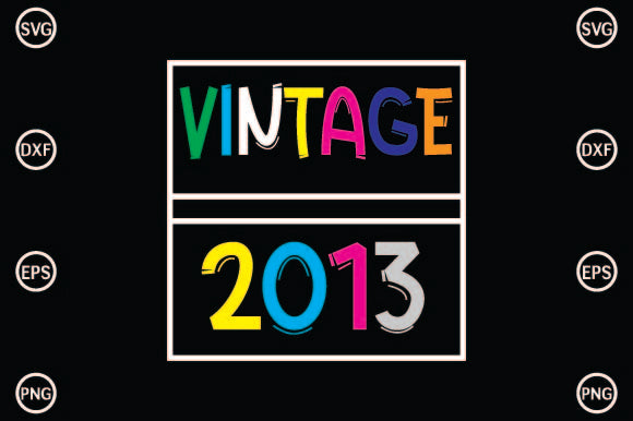 Vintage 2013 SVG CraftlabSvg29 