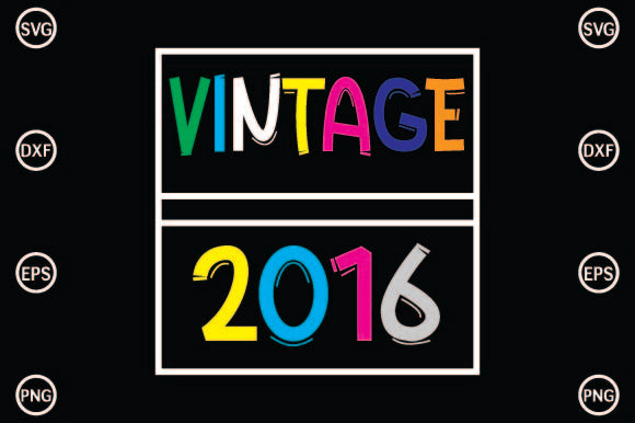 Vintage 2016 SVG CraftlabSvg29 