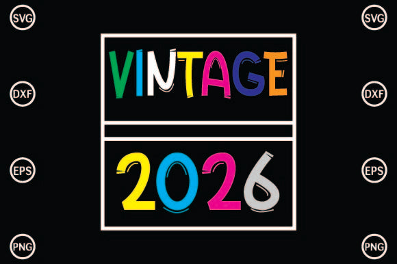 Vintage 2026 SVG CraftlabSvg29 
