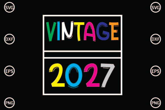 Vintage 2027 SVG CraftlabSvg29 