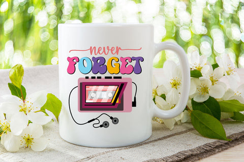 Vintage 80's, 90's Mixtape Design Bundle Sublimation Rupkotha 