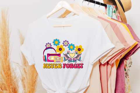 Vintage 80's, 90's Mixtape Design Bundle Sublimation Rupkotha 