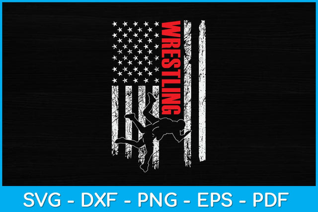 Vintage American Wrestling Svg Cutting File SVG artprintfile 