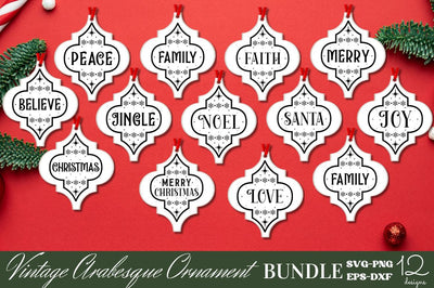 Vintage Arabesque Ornaments SVG Bundle SVG DESIGNISTIC 