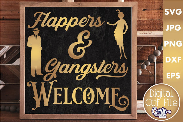 Vintage Beer Svg | Art Deco Flappers And Gangsters Welcome SVG Crafty Mama Studios 