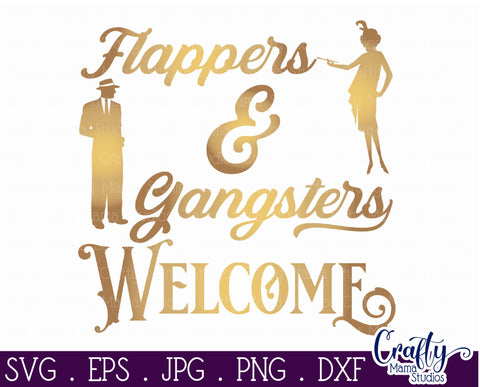 Vintage Beer Svg | Art Deco Flappers And Gangsters Welcome SVG Crafty Mama Studios 