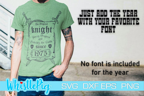 Vintage Birthday SVG Birthday Svg Dad Birthday Svg Medieval SVG Whistlepig Designs 