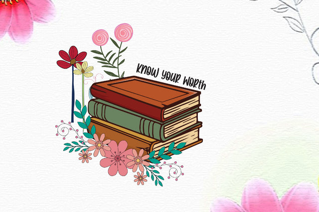 Vintage Books Know Your Worth Sublimation Rupkotha 