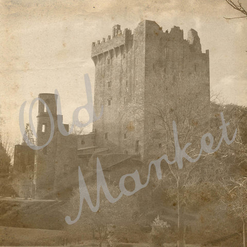 Vintage Castles Digital Paper Sublimation Old Market 