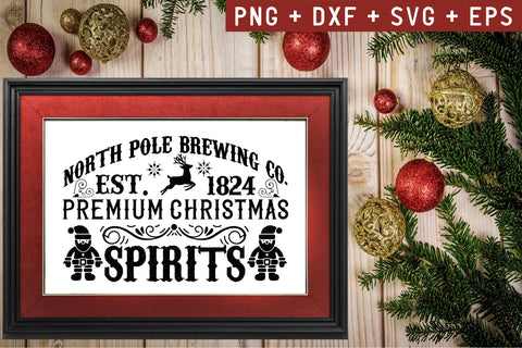 Vintage Christmas Sign Bundle SVG Rupkotha 