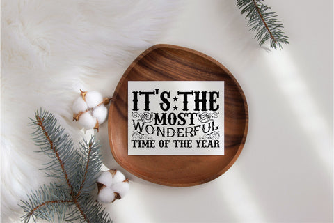 Vintage Christmas Sign Bundle SVG Rupkotha 