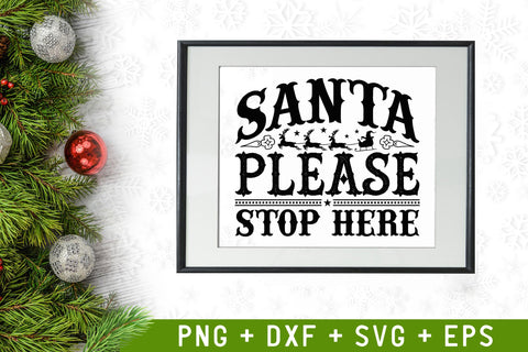 Vintage Christmas Sign Bundle SVG Rupkotha 