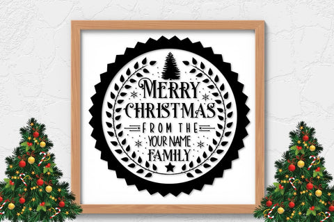 Vintage Christmas Sign SVG Bundle SVG DESIGNISTIC 