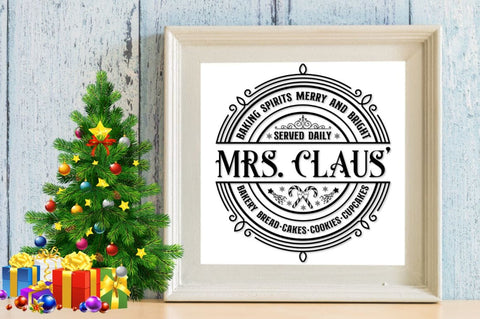 Vintage Christmas Sign SVG Bundle SVG DESIGNISTIC 