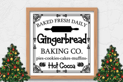 Vintage Christmas Sign SVG Bundle SVG DESIGNISTIC 