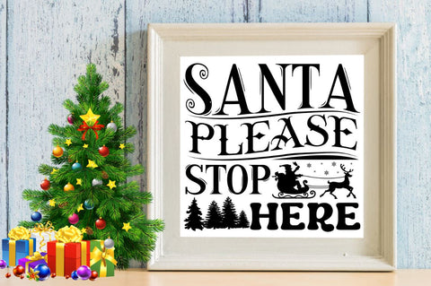 Vintage Christmas Sign SVG Bundle SVG DESIGNISTIC 
