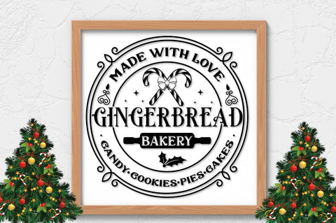 Vintage Christmas Sign SVG Bundle SVG DESIGNISTIC 