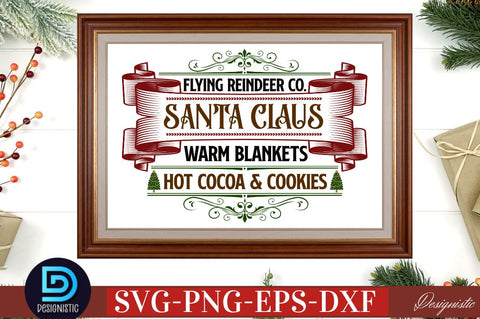 vintage Christmas sign svg bundle SVG DESIGNISTIC 