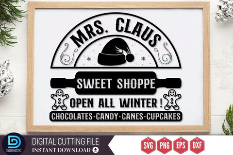 Vintage Christmas Sign SVG Bundle SVG DESIGNISTIC 