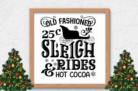Vintage Christmas Sign SVG Bundle SVG DESIGNISTIC 