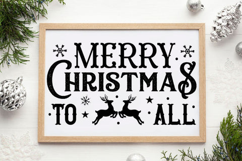 Vintage Christmas Sign Svg Bundle SVG Regulrcrative 