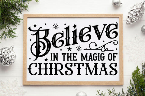 Vintage Christmas Sign Svg Bundle SVG Regulrcrative 
