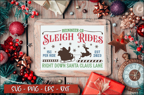Vintage Christmas Sign SVG Bundle SVG Shetara Begum 