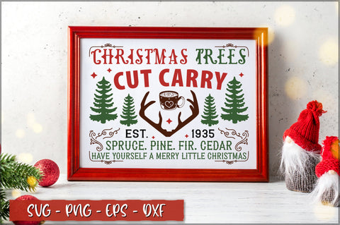 Vintage Christmas Sign SVG Bundle SVG Shetara Begum 