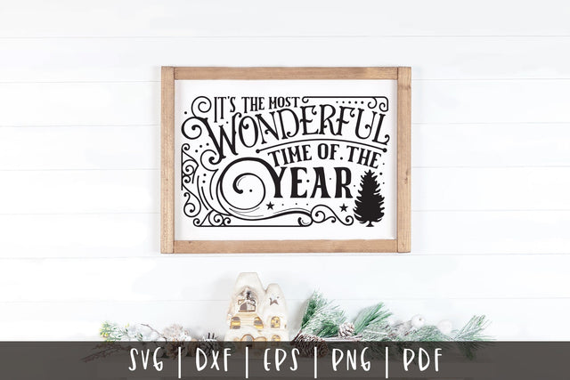 Vintage Christmas Sign SVG Design SVG CraftLabSVG 