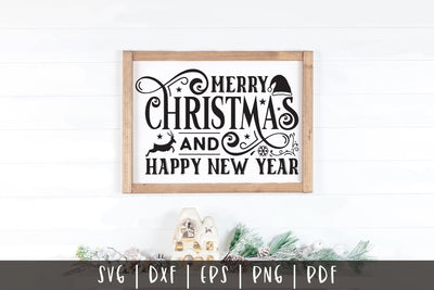 Vintage Christmas Sign SVG Design SVG CraftLabSVG 