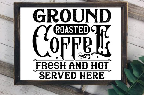 Vintage Coffee Sign Svg Bundle SVG Regulrcrative 