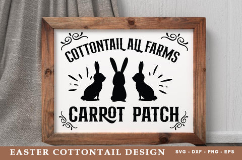 Vintage Cottontail SVG Bundle SVG fokiira 