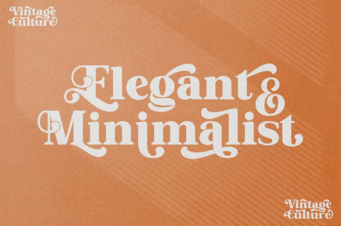 Vintage Culture Font Megatype 