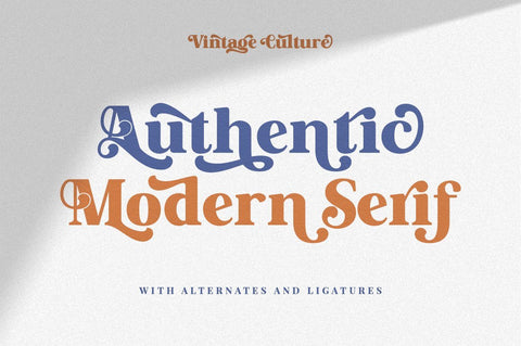 Vintage Culture Font Megatype 