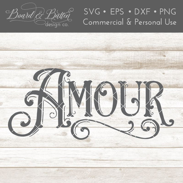 Vintage Elaborate Amour SVG File SVG Board & Batten Design Co 