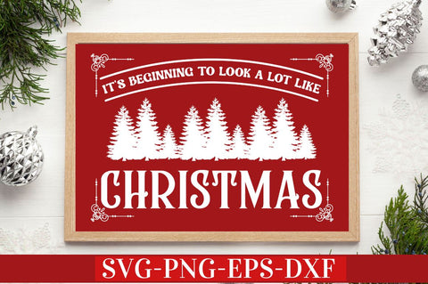 Vintage Farmhouse Christmas Sign SVG Bundle SVG DESIGNISTIC 