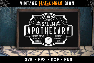Vintage Farmhouse Halloween SVG SVG Hippo Creations 