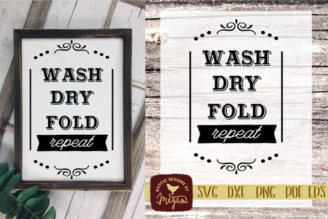 Vintage Farmhouse Laundry SVG Bundle SVG DXF SVG Tinker & Teal 