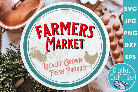 Vintage Farmhouse Round Sign Bundle #2 | Old Style Home Svg SVG Crafty Mama Studios 