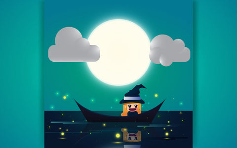 Vintage Halloween poster design with vector pirate character. SVG naemmiah021 