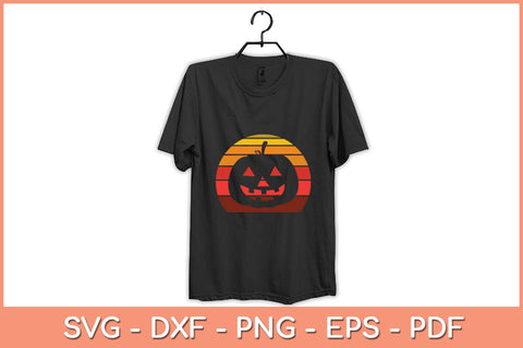Vintage Halloween Pumpkin Funny Svg Design SVG artprintfile 