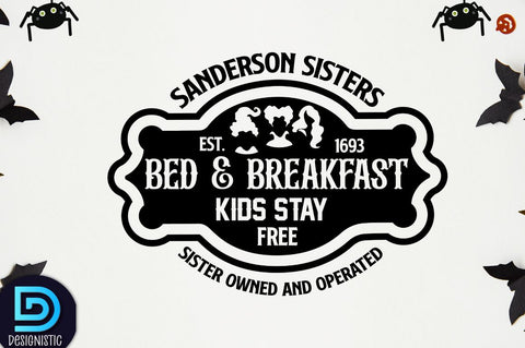 Vintage Halloween Sign Bundle, SVG DESIGNISTIC 