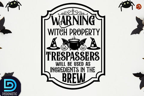 Vintage Halloween Sign Bundle SVG DESIGNISTIC 