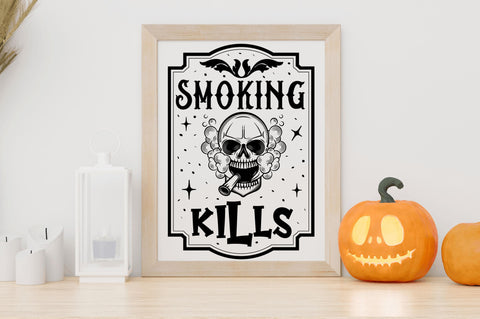 Vintage Halloween Sign Making Svg Bundle SVG Regulrcrative 